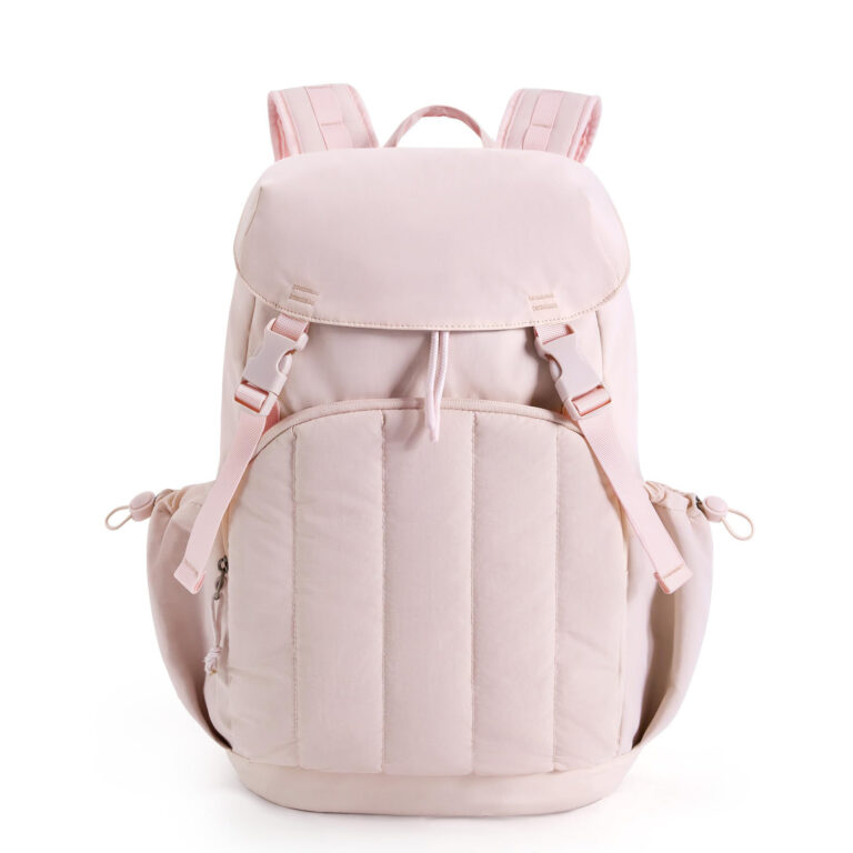 Women’s Backpack: Quilted Lightweight with Travel Computer Waterproof Bag