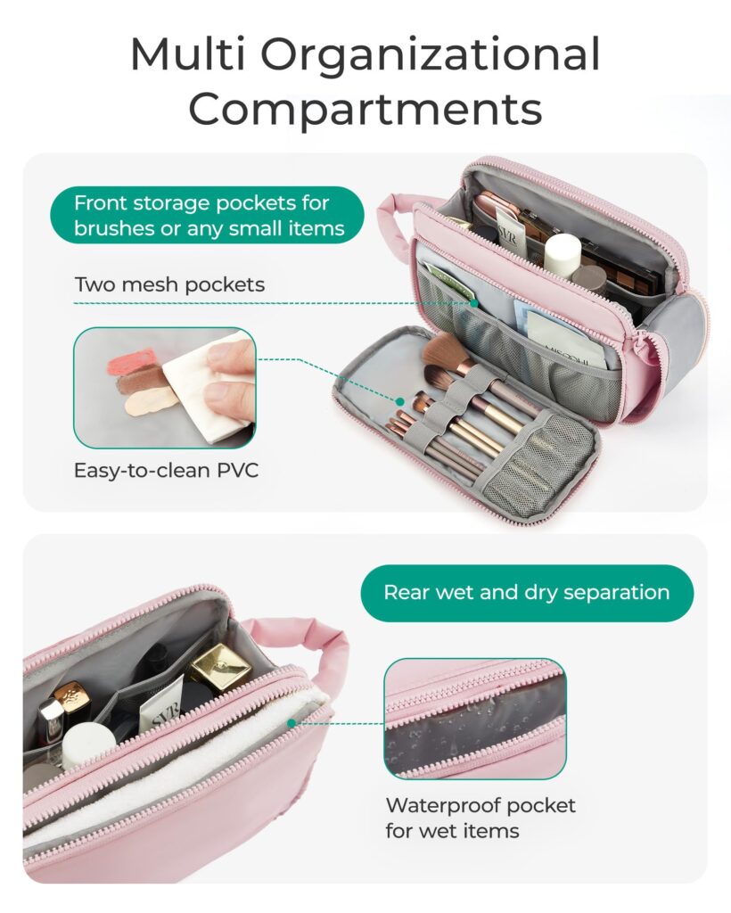 Makeup Bag with Compartments